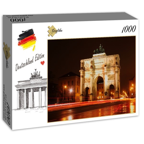 Grafika (02517) - "Munich, Siegestor" - 1000 pieces puzzle
