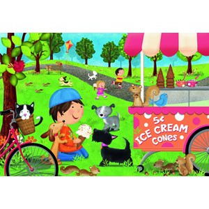 Ravensburger (05448) - "Dogs Love Ice Cream" - 24 pieces puzzle