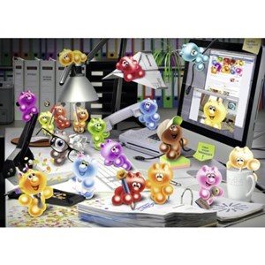 Ravensburger (19150) - "At Night in The Office" - 1000 pieces puzzle