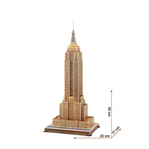 Cubic Fun (MC048H) - "Empire State Building" - 55 pieces puzzle