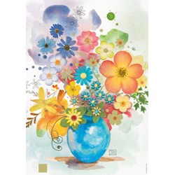 Heye (29663) - Jane Crowther: "Blue Vase" - 500 pieces puzzle