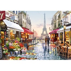 Castorland (C-151288) - Richard Macneil: "Flower Shop" - 1500 pieces puzzle