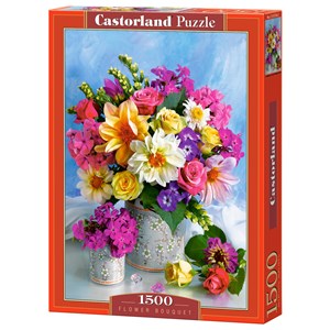 Castorland (C-151516) - "Flower Bouquet" - 1500 pieces puzzle