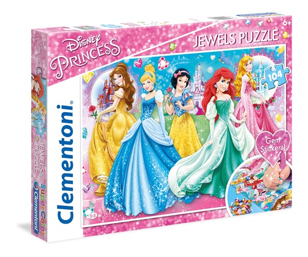 Clementoni (20077) - "Disney Princesses" - 104 pieces puzzle
