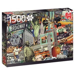 Jumbo (18376) - "Best of… New York" - 1500 pieces puzzle