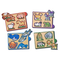 Melissa and Doug (4790) - "Animals" - 4 pieces puzzle