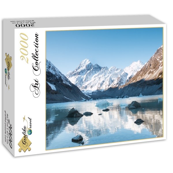 Grafika (02084) - "Aoraki Mount Cook, New Zealand" - 2000 pieces puzzle