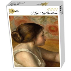 Grafika (01904) - Pierre-Auguste Renoir: "Head of a Young Girl, 1890" - 1000 pieces puzzle