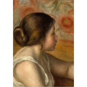 Grafika (01904) - Pierre-Auguste Renoir: "Head of a Young Girl, 1890" - 1000 pieces puzzle
