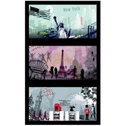 Ravensburger (16288) - "London, Paris, New York" - 500 pieces puzzle