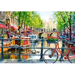 Castorland (C-103133) - Richard Macneil: "Amsterdam Landscape" - 1000 pieces puzzle