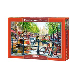 Castorland (C-103133) - Richard Macneil: "Amsterdam Landscape" - 1000 pieces puzzle