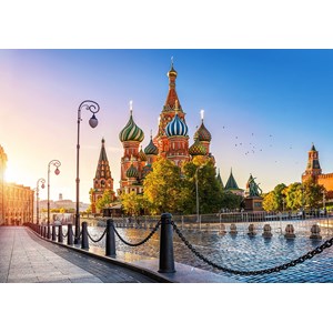 Castorland (B-52714) - "Saint Basil's Cathedral, Moscow" - 500 pieces puzzle
