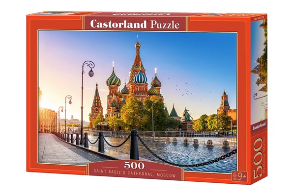 Castorland (B-52714) - "Saint Basil's Cathedral, Moscow" - 500 pieces puzzle