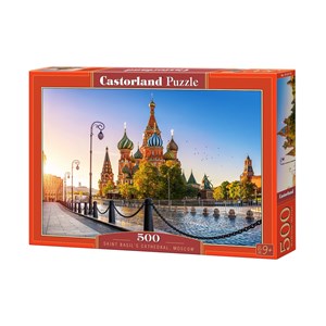 Castorland (B-52714) - "Saint Basil's Cathedral, Moscow" - 500 pieces puzzle