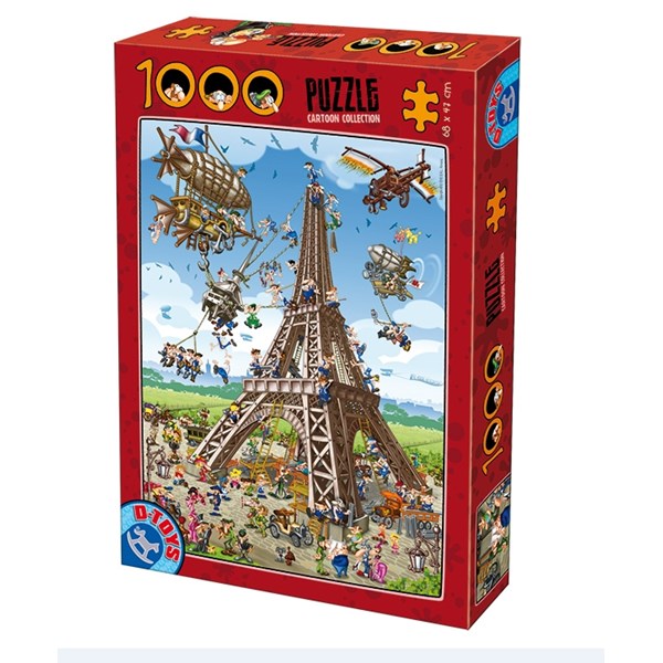 D-Toys (61218-CC11) - "Eiffel Tower, Paris" - 1000 pieces puzzle
