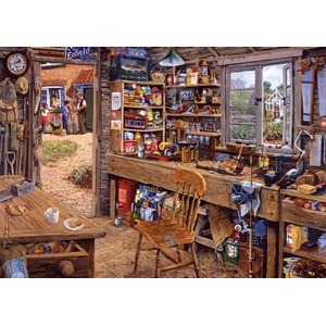 Ravensburger (14859) - "Dad's Shed" - 500 pieces puzzle