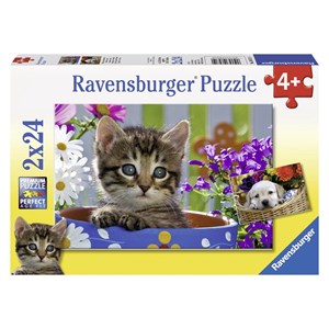Ravensburger (08971) - "Cat and Dog" - 24 pieces puzzle