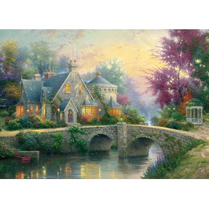 Schmidt Spiele (57463) - Thomas Kinkade: "Twilight" - 3000 pieces puzzle