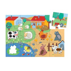 Djeco (07117) - "Farm" - 20 pieces puzzle