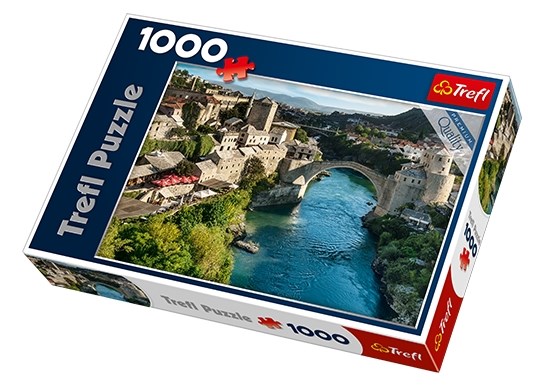 Trefl (10383) - "Mostar, Bosnia and Herzegovina" - 1000 pieces puzzle