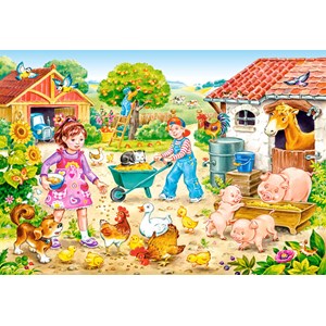 Castorland (B-40087) - "The Farm" - 40 pieces puzzle
