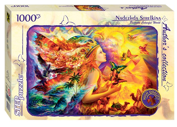 Step Puzzle (79533) - "Fantastic Colorful World" - 1000 pieces puzzle