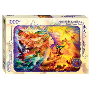 Step Puzzle (79533) - "Fantastic Colorful World" - 1000 pieces puzzle