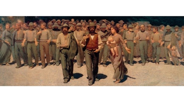 Ravensburger (19006) - Giuseppe Pellizza da Volpedo: "Il Quarto Stato, 1901" - 1000 pieces puzzle