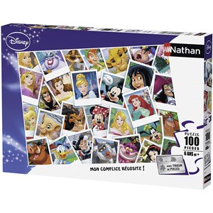 Nathan (86737) - "Disney" - 100 pieces puzzle