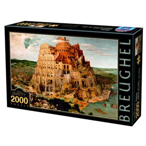 D-Toys (66947-BR05) - Pieter Brueghel the Elder: "The Tower of Babel" - 2000 pieces puzzle