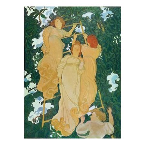 Puzzle Michele Wilson (A235-250) - Maurice Denis: "Ladder in the leaves" - 250 pieces puzzle