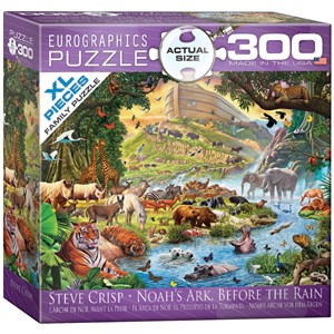 Eurographics (8300-0980) - Steve Crisp: "Noah's Ark, Before the Rain" - 300 pieces puzzle
