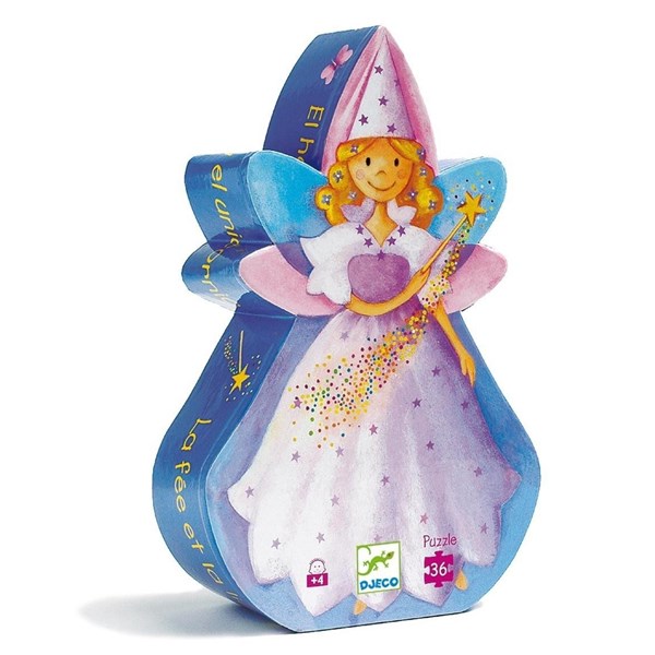 Djeco (07225) - "The Fairy and the Unicorn" - 36 pieces puzzle