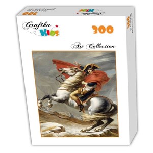 Grafika Kids (00349) - Jacques-Louis David: "Napoleon Crossing the Alps" - 300 pieces puzzle