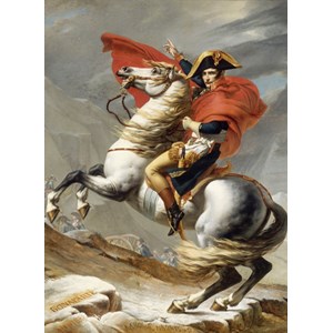 Grafika Kids (00349) - Jacques-Louis David: "Napoleon Crossing the Alps" - 300 pieces puzzle