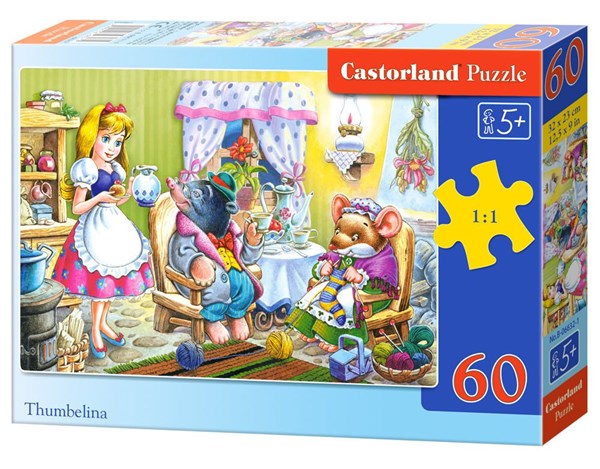 Castorland (B-06632) - "Thumbelina" - 60 pieces puzzle