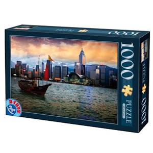 D-Toys (64301-NL05) - "Hong Kong Island" - 1000 pieces puzzle
