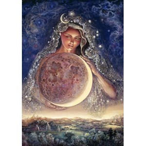 Grafika (01584) - Josephine Wall: "Moon Goddess" - 100 pieces puzzle