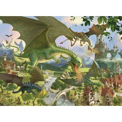 Ravensburger (10022) - "Dragon's Day Out" - 150 pieces puzzle