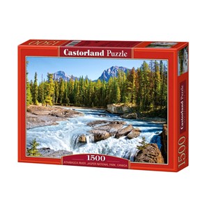 Castorland (C-150762) - "Athabasca River, Jasper National Park, Canada" - 1500 pieces puzzle