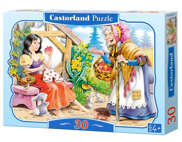 Castorland (B-03211) - "Blanche Neige and witch" - 30 pieces puzzle