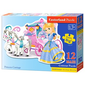 Castorland (B-120017) - "Princess Carriage" - 12 pieces puzzle