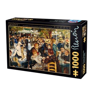 D-Toys (66909-6) - Pierre-Auguste Renoir: "The Galette Windmill Ball" - 1000 pieces puzzle