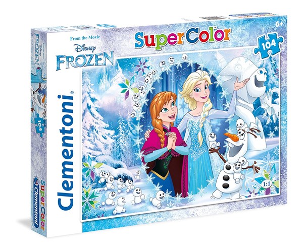 Clementoni (27985) - "Frozen" - 104 pieces puzzle