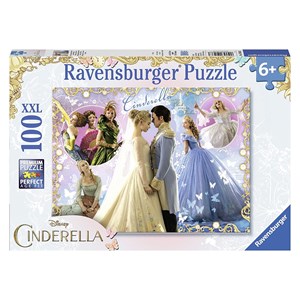 Ravensburger (10566) - "Cinderella" - 100 pieces puzzle