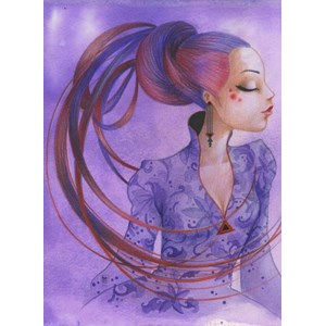 Grafika Kids (00753) - Misstigri: "Violette" - 300 pieces puzzle