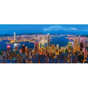 Castorland (B-060290) - "Hong Kong Twilight" - 600 pieces puzzle