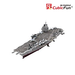Cubic Fun (P677h) - "USS Enterprise" - 121 pieces puzzle
