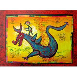 Grafika Kids (01745) - Anne Poire, Patrick Guallino: "Dragon Talisman" - 300 pieces puzzle